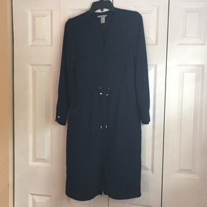 H&M navy blue dress